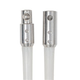 Eastman 60767 8 ft Dryer Vent Cleaning Extension Rod Kit with Flexible Quick Snap Rods - 2