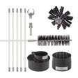 Eastman 60768 Lint Wizard Large Duct Dryer Vent Cleaning Kit with Flexible Rods and Adapters