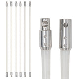 Eastman 60768 Lint Wizard Large Duct Dryer Vent Cleaning Kit with Flexible Rods and Adapters - 3