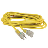 Eastman 60988 50 ft. 12 Gauge 3 Wire SJTOW Heavy Duty Extension Cord with Indicator Light - 2