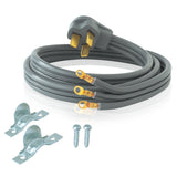 Eastman 61241 4 ft 3-Prong 50 Amp Range Cord for Electric Ranges with Strain Relief Clamp