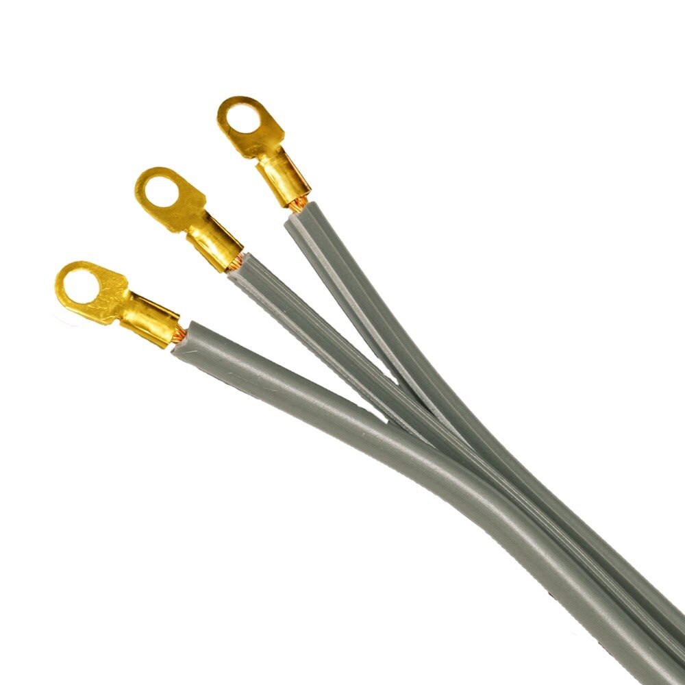 Eastman 61252 10 ft 3 Prong 30 Amp Electric Dryer Cord with Strain Relief Clamp - 2