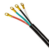 Eastman 61254 5 ft 4-Prong 30 Amp Dryer Cord with Strain Relief Clamp - 2