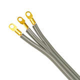 Eastman 61268 5 ft 3 Prong 40 Amp Range Cord with Ring Terminals and Strain Relief - 2