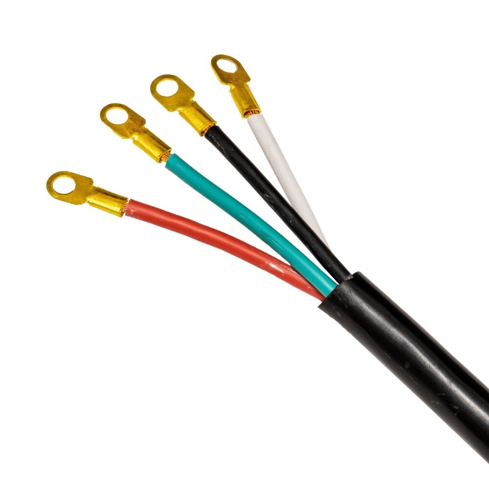 Eastman 61271 4 ft. 4-Prong 40 Amp Range Power Cord with Ring Terminals - 2