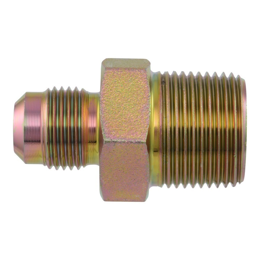 Eastman 62740B 1/2 in. OD Flare x 3/4 in. MIP Gas Adapter Fitting with Tapped 1/2 in. FIP - 2
