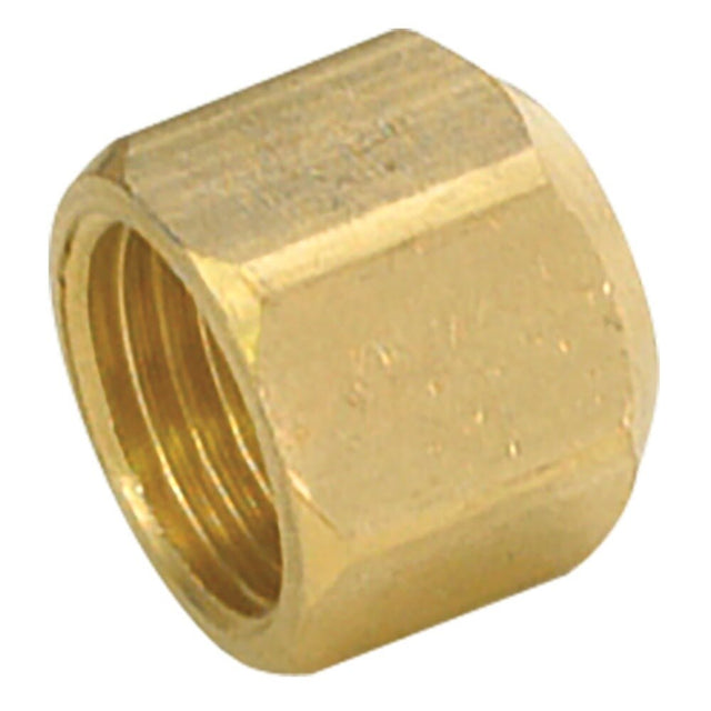 Eastman 65251LF 1/2 in. OD Brass Compression Cap for Plumbing Connections
