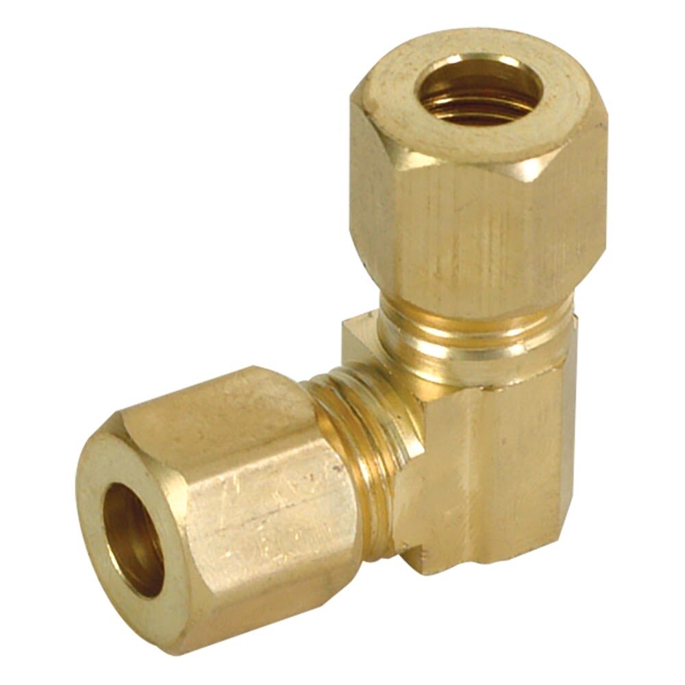 Eastman 65401LF 1/4 in. Compression Brass 90 Degree Elbow Fitting