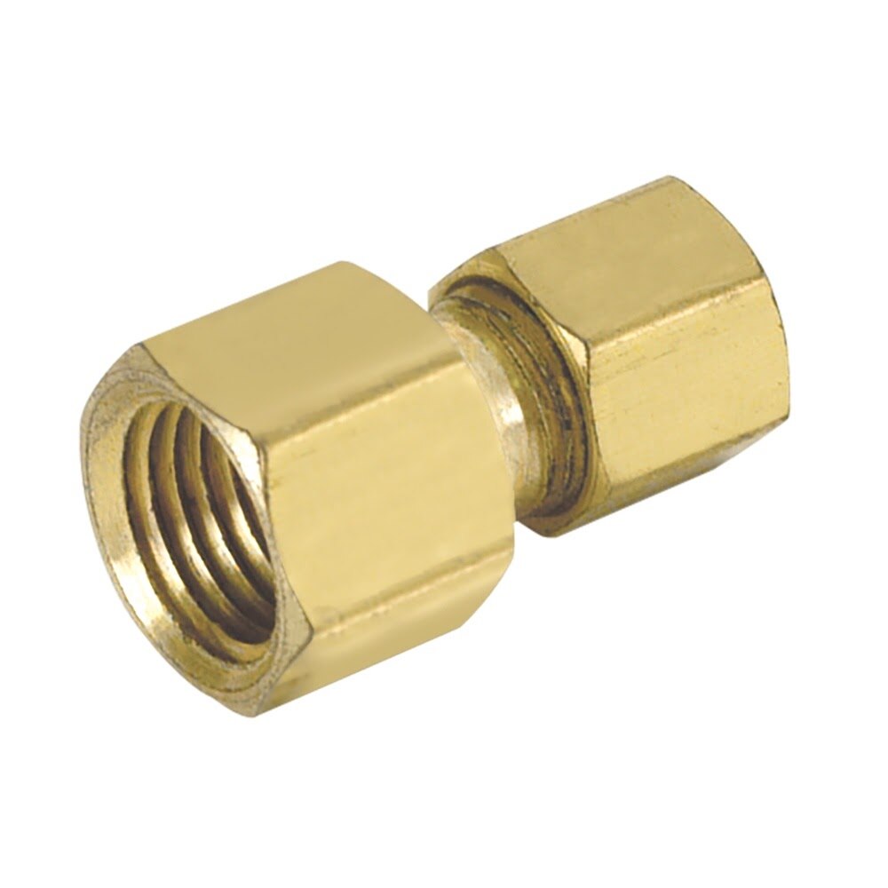 Eastman 65423LF 1/4 in. Female OD Tube x 1/4 in. FIP Lead Free Brass Compression Female Adapter