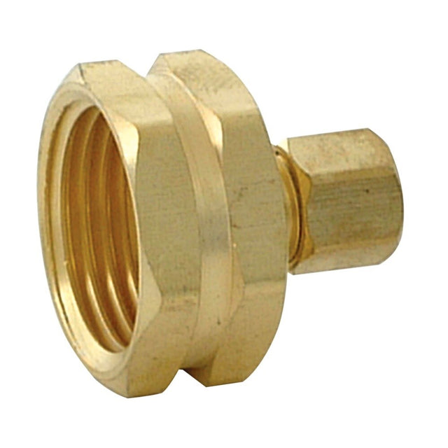 Eastman 65444LF 1/4 in Compression x 3/4 in FHT Brass Adapter Fitting Low Lead