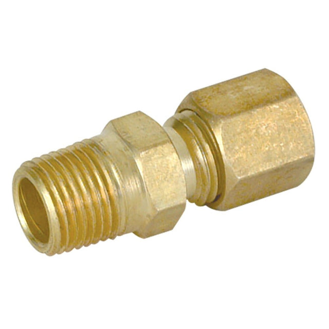 Eastman 65479LF 5/8 in OD x 1/2 in MIP Brass Compression Male Reducing Adapter Fitting