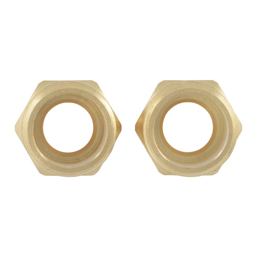 Eastman 65481N 1/2 in. Compression x 3/4 in. MIP Brass Adapter Fitting (2 Pack) - 3