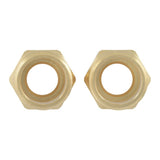 Eastman 65481N 1/2 in. Compression x 3/4 in. MIP Brass Adapter Fitting (2 Pack) - 3