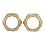 Eastman 65487N 3/4 in. x 3/4 in. Compression x MIP Brass Adapter Fitting for Copper Pipe (2 Pack) - 3