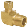 Eastman 65513LF 3/8 in. OD x 1/2 in. MIP Brass Compression 90 Degree Reducing Elbow Fitting