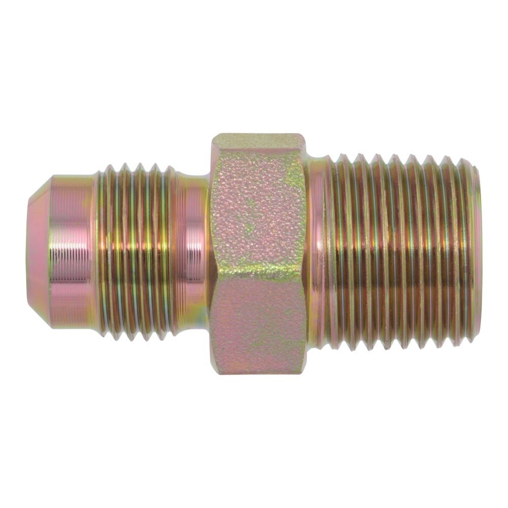 Eastman 65704B 1/2 in. OD Flare x 1/2 in. MIP Gas Fitting with Tapped 3/8 in. FIP - 2
