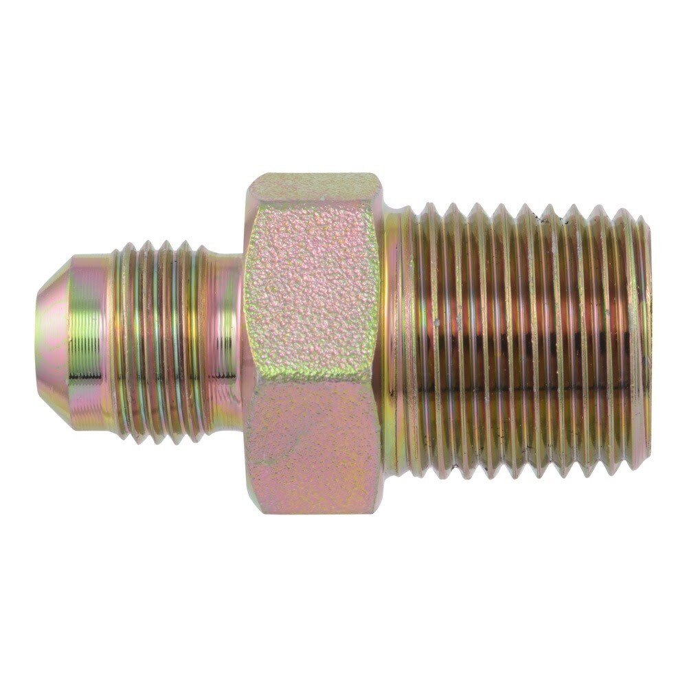 Eastman 65707B 3/8 in. OD Flare x 1/2 in. MIP Tapped 3/8 in. FIP Gas Fitting - 2