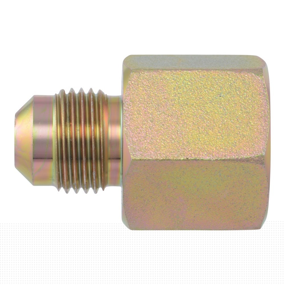 Eastman 65712B 3/8 in. OD Flare x 1/2 in. FIP Steel Gas Fitting - 2
