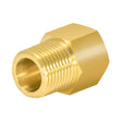 Eastman 65716 3/8 in. OD Female Flare x 1/2 in. MIP Gas Transition Fitting
