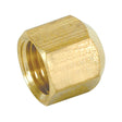 Eastman 65751 1/4 in. OD Brass Flare Cap for Gas Connectors