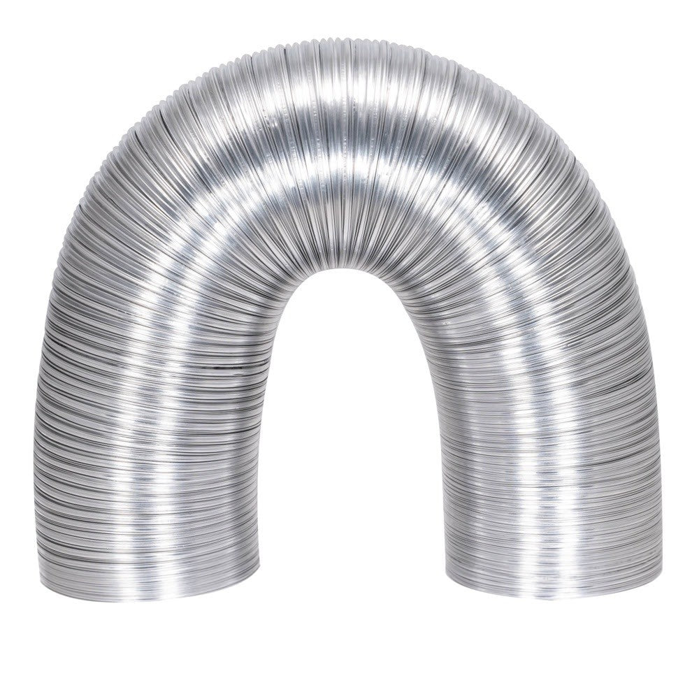 Eastman 69028 4 in. x 8 ft. ArmorFlex Semi-Rigid Aluminum Dryer Duct with Clamps - 2