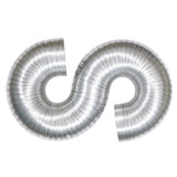 Eastman 69028 4 in. x 8 ft. ArmorFlex Semi-Rigid Aluminum Dryer Duct with Clamps - 3