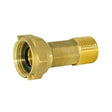 Eastman 70115 3/4 in. x 1 in. Brass Water Meter Coupling with Gasket