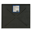 Eastman 70486 24.5 in. x 20.5 in. Black Plastic Dishwasher Pan with 3 Wall Leak Protection