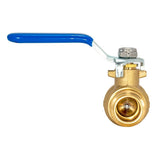 Eastman 80151 1/2 in. Press Brass Ball Valve for Plumbing - 2
