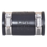 Eastman 86000 1-1/4 in x 1-1/4 in Flexible Rubber Coupling for Cast Iron Plastic or Steel Pipe - 2