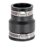 Eastman 86002 2 in. x 1-1/2 in. Flexible Coupling for Cast Iron Plastic and Steel Pipes