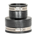 Eastman 86004 3 in. x 2 in. Flexible Coupling for Cast Iron Plastic or Steel Pipes