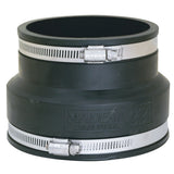 Eastman 86010 4 in Flexible Coupling for Clay to Cast Iron or Plastic Pipe