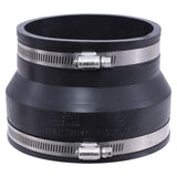 Eastman 86010 4 in Flexible Coupling for Clay to Cast Iron or Plastic Pipe - 3