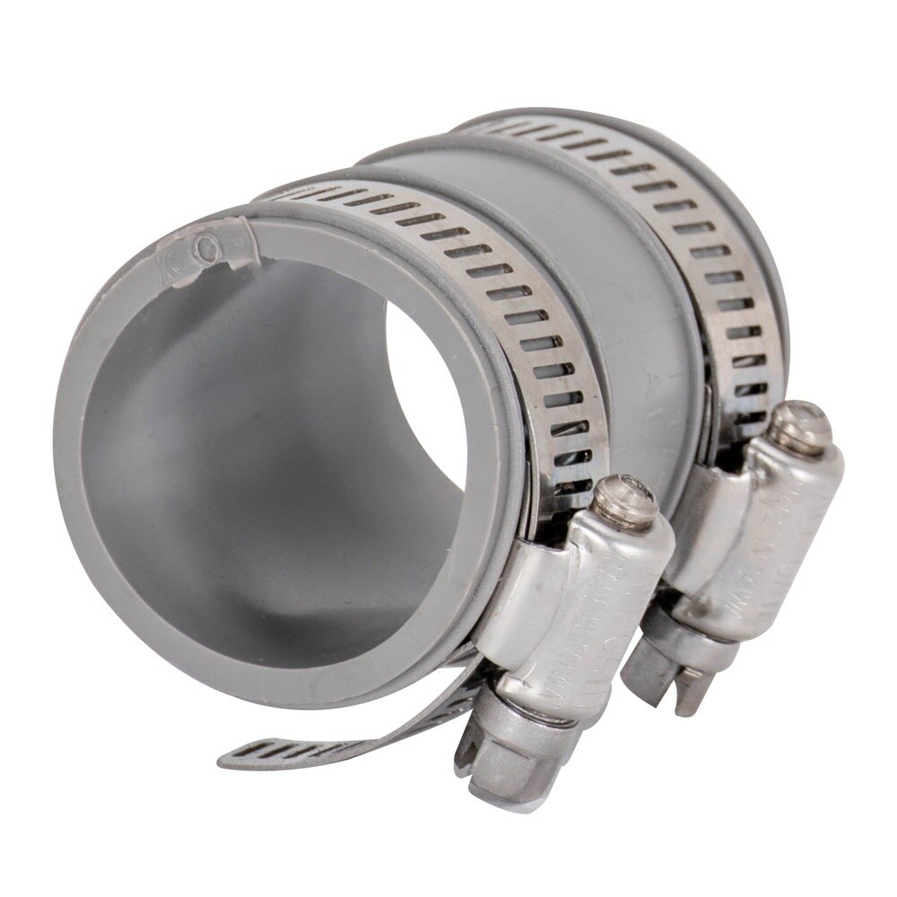 Eastman 86014 1-1/4 in and 1-1/2 in Tubular Drain Connector with Clamp Bands - 2
