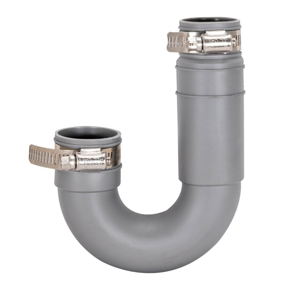 Eastman 86061 1-1/4 in. or 1-1/2 in. Flexible J-Trap with Clamp Style Connections - 3