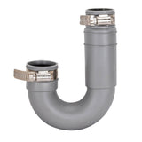 Eastman 86061 1-1/4 in. or 1-1/2 in. Flexible J-Trap with Clamp Style Connections - 3