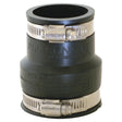 Eastman 86085 1-1/2 in. x 1-1/4 in. Flexible Coupling for Cast Iron Plastic or Steel Pipes