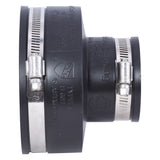 Eastman 86088 4 in. x 2 in. Flexible Rubber Coupling for Cast Iron Plastic and Steel Pipes - 2
