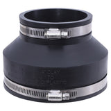 Eastman 86094 4 in x 3 in Flexible Coupling for Clay to Cast Iron or Plastic Pipe - 3
