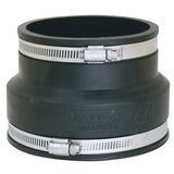 Eastman 86096 6 in Flexible Coupling for Clay to Cast Iron or Plastic Pipe