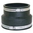 Eastman 86096 6 in Flexible Coupling for Clay to Cast Iron or Plastic Pipe