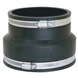 Eastman 86096 6 in Flexible Coupling for Clay to Cast Iron or Plastic Pipe