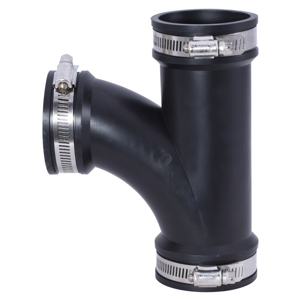 Eastman 86152 2 in. Flexible Tee for No Hub Pipe Connections - 3