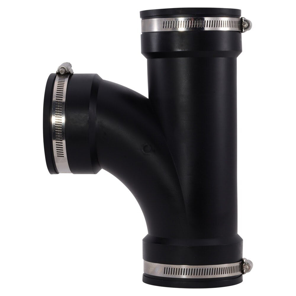 Eastman 86153 3 in. Flexible Tee for No Hub Plumbing Connections - 3