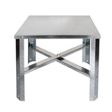 Eastman 86278 21 in x 21 in Galvanized Steel Water Heater Stand for Up to 50 Gallon Tanks
