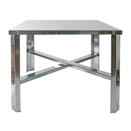 Eastman 86279 24 in x 24 in Galvanized Steel Water Heater Stand