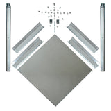 Eastman 86279 24 in x 24 in Galvanized Steel Water Heater Stand - 2