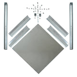 Eastman 86279 24 in x 24 in Galvanized Steel Water Heater Stand - 2