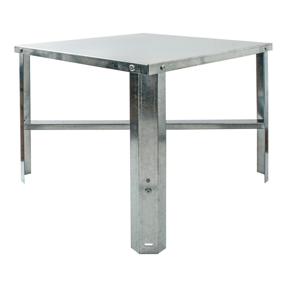 Eastman 86279 24 in x 24 in Galvanized Steel Water Heater Stand - 3